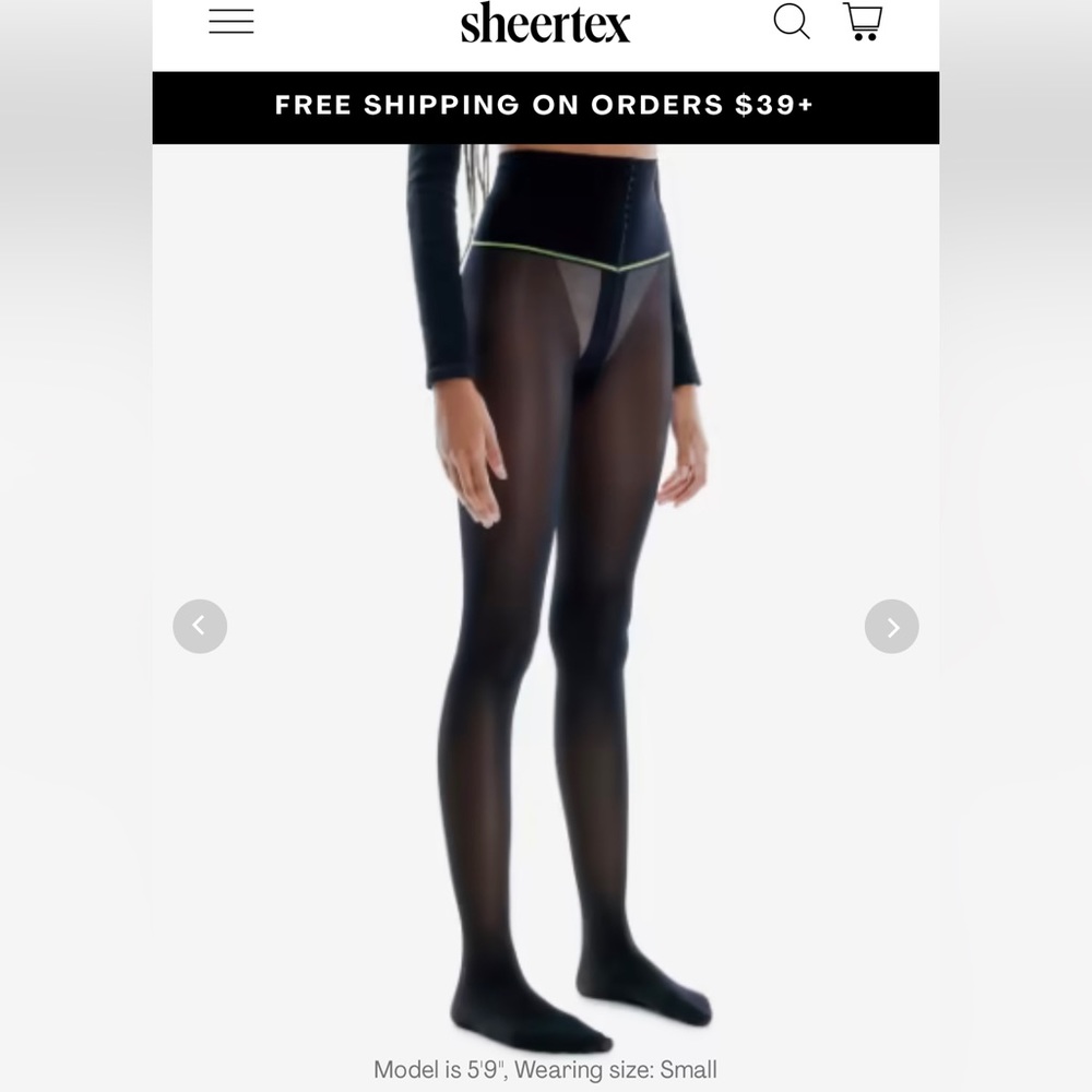 NEW BNIB 2 PAIRS SHEERTEX TIGHTS